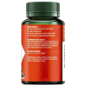 (PRE ORDER) Nature's Own High Strength Zinc 30mg 120 Tablets shelf life 2yrs